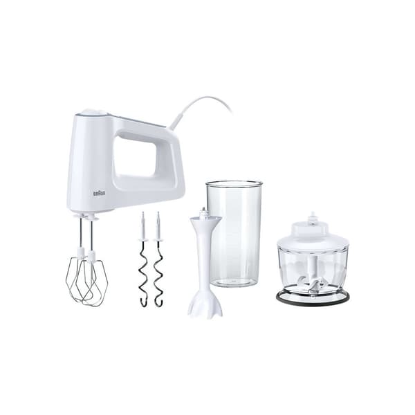 Braun MultiMix 3 HM 3135 WH - handmixer - vit / grå