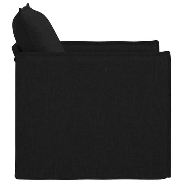 Soffa Svart 195 x 82 x 85 cm tyg