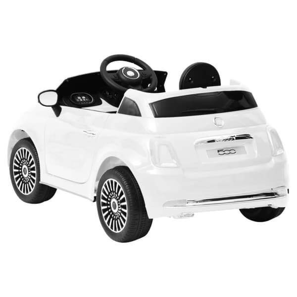 Elbil för barn Fiat 500 vit