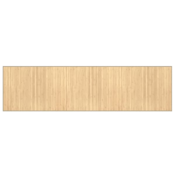 Matta rektangulär ljus naturlig 80x300 cm bambu