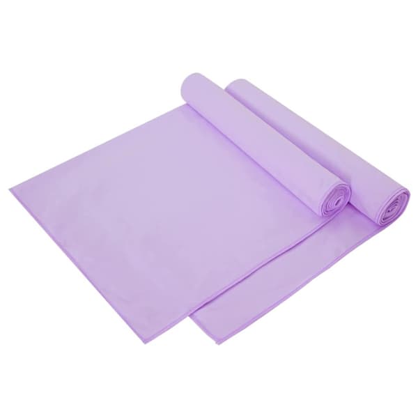 Sporthanddukar 2 pcs Lila 140 x 70 cm Polyester och polyamid