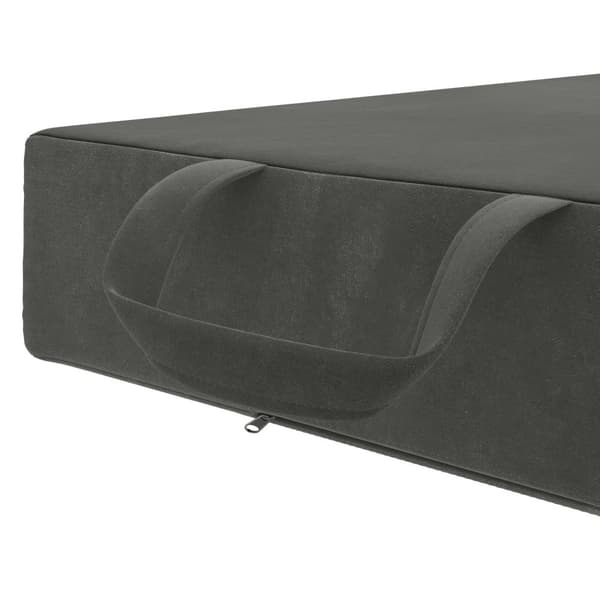 Fällbar Soffbed 90 x 63 x 45 cm Mörkgrå