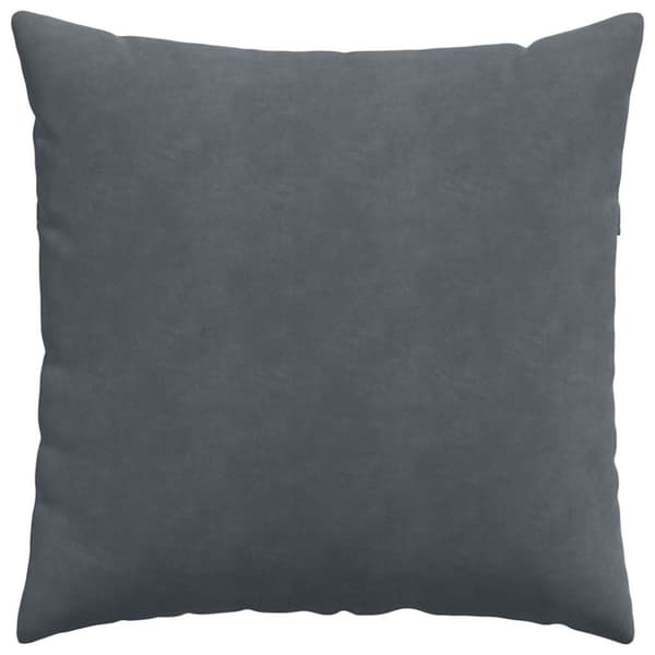 Sofakuddar 2 pcs Mörkgrå 80 x 80 cm Kordread tyg