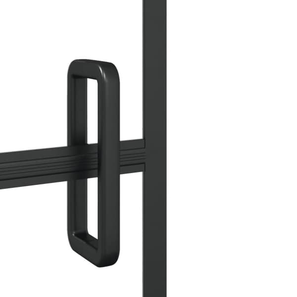 Duschvägg ESG 80x140 cm svart