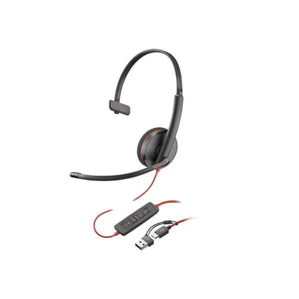 HP Poly Blackwire 3210 - headset - USB-C