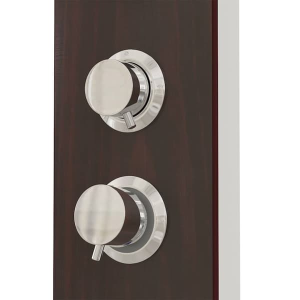 Duschpanelsystem glas brun
