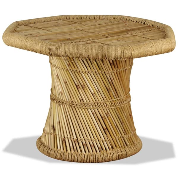 Soffbord bambu oktogon 60x60x45 cm