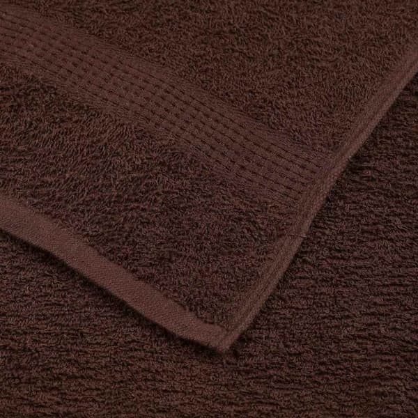 handduksset FROGN 6 delar brun 360 gsm