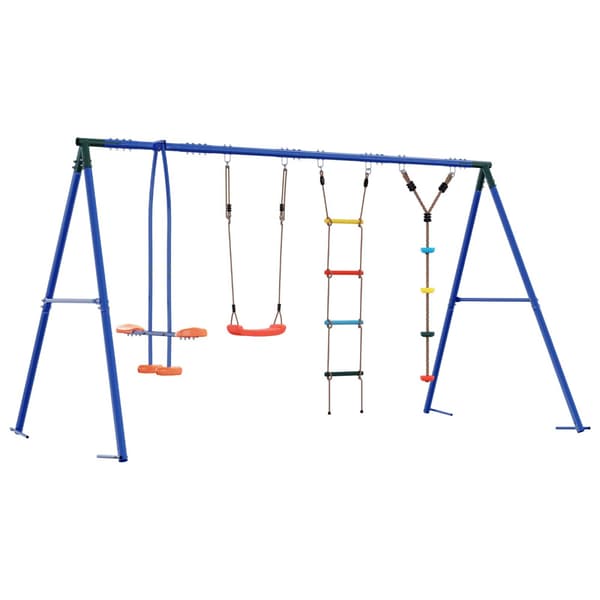 Utegunga set Flerfärgsdesign Stål och PE