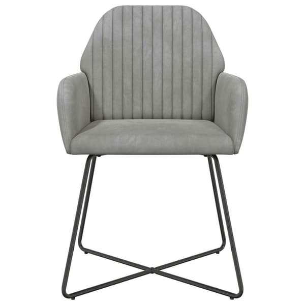 Matstolar 2 pcs Sammet Ljusgrå 55 x 50 x 84 cm