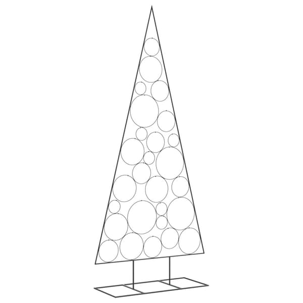 Julgran i metall svart 210 cm