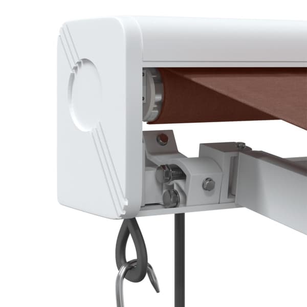 Markis automatiskt infällbar 450x300 cm brun
