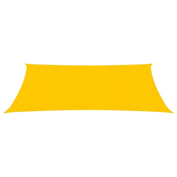 Solsegel 160 g/m² rektangulär gul 5x6 m HDPE