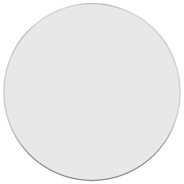Väggspegel silver Ø 60 cm rund