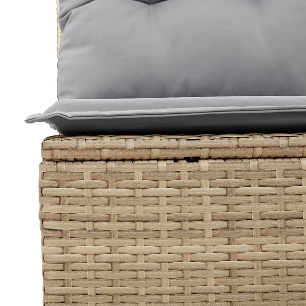 Trädgårdsoffset 8 st Poly rattan