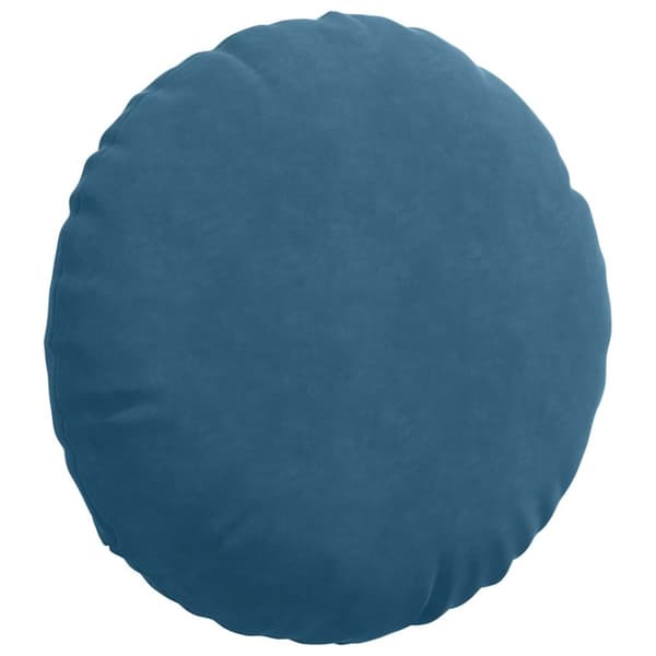 Sittkuddar 2 pcs Blå Ø60 x 21 cm Sammet