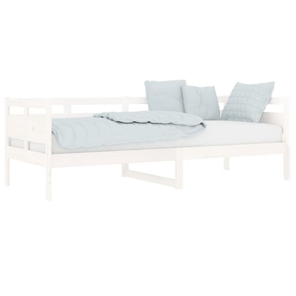 Dagbädd vit 80x200 cm massiv furu