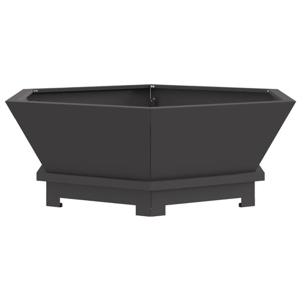 Eldstad Svart 75 x 75 x 28 cm Stål
