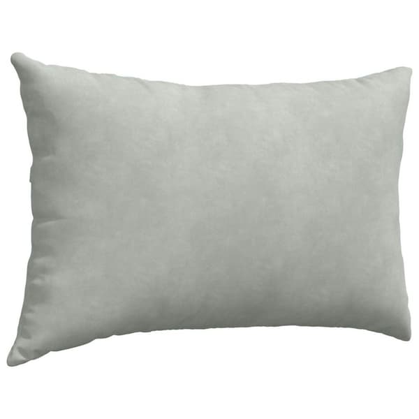 Sofakuddar 2 pcs Ljusgrå 60 x 40 cm Kordread tyg