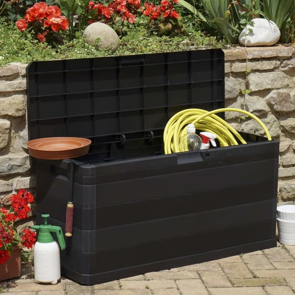 Dynbox 117x45x56 cm svart