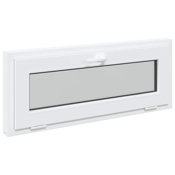 Källarfönster RISOR 100 x 40 cm PVC och glas Vit