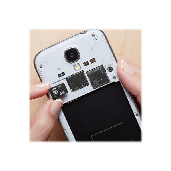 PNY Performance Plus - flash-minneskort - 128 GB - microSDXC