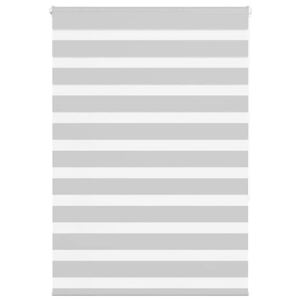 Rullgardin zebra ljusgrå 105x150 cm tyg bredd 100,9cm polyester