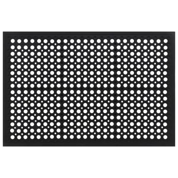 Dörrmatta rektangulär 60x90 cm Gummi
