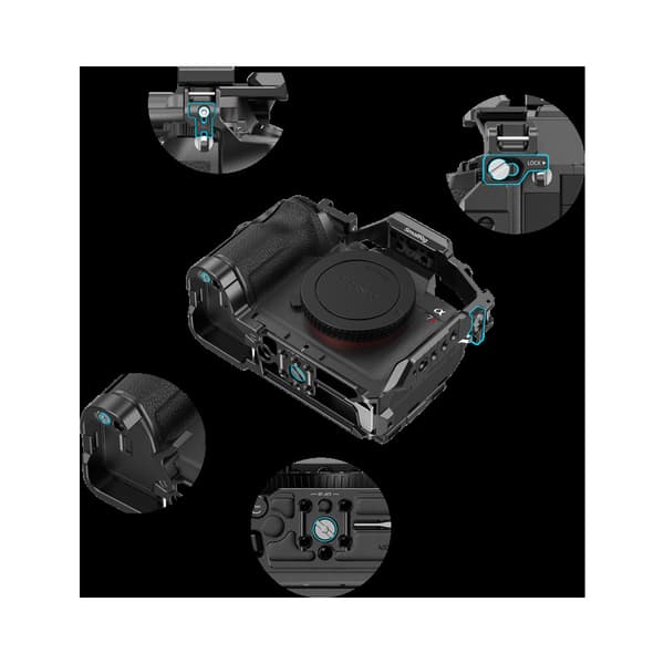 SmallRig 6702 HawkLock Quick Release Cage for Sony Alpha 7R VI
