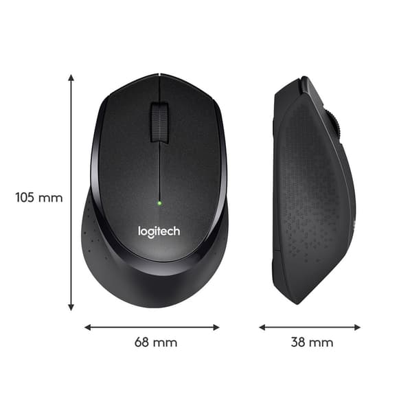 Logitech M330 Silent Plus datormöss högerhand RF Trådlös Mekanisk 1000 DPI