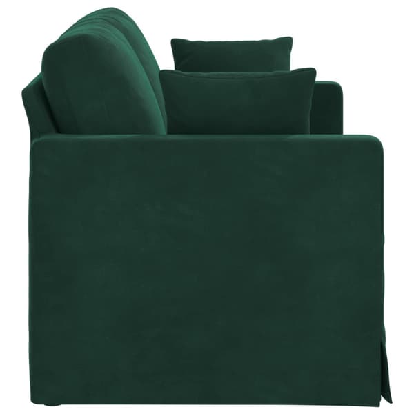 Soffa Mörkgrön 138 x 78 x 80 cm Sammet