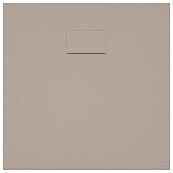 Duschkar SMC brun 80x80 cm