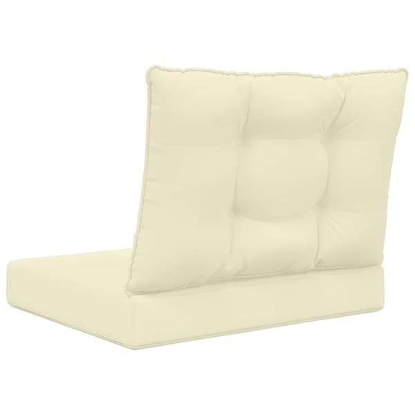 Utomhus Soffa Kudde 2 pcs Kräm Polyester