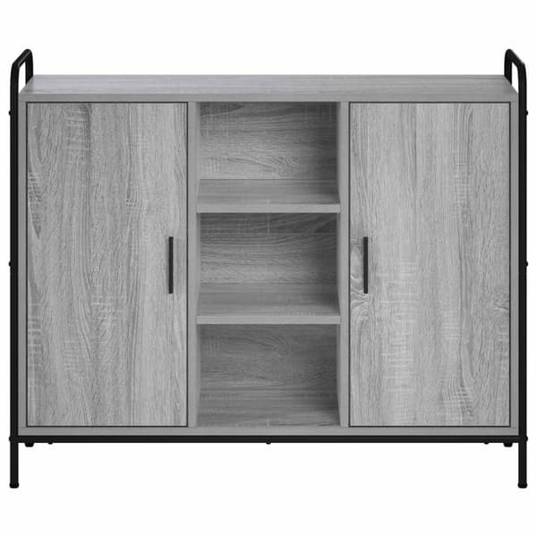 Sideboard Grå Sonoma 97 x 33 x 81 cm Konstruerat trä