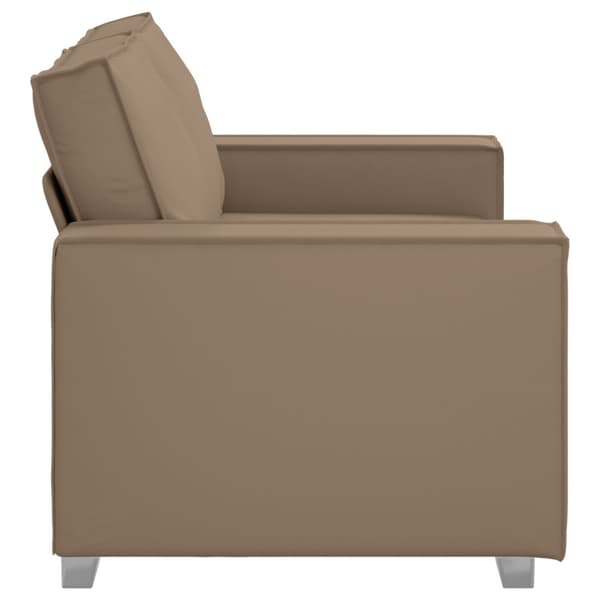 Tvåsitssoffa Cappuccino 160 cm Konstläder