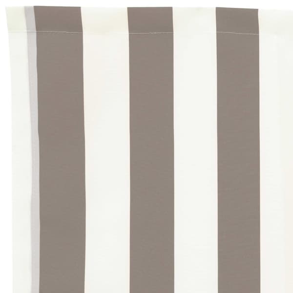 Markiskappa Ersättning Ljusgrå och vit. 2,5 m Polyester
