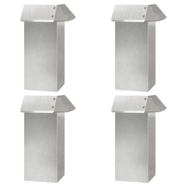 Snigelstaket 8 pcs Silver Rostfritt stål