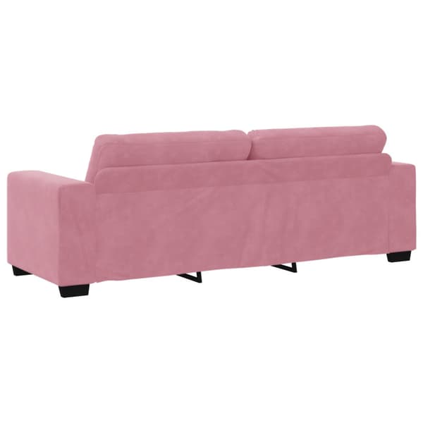 Soffset 3 pcs Rosa 221 x 80 x 80 cm Sammet