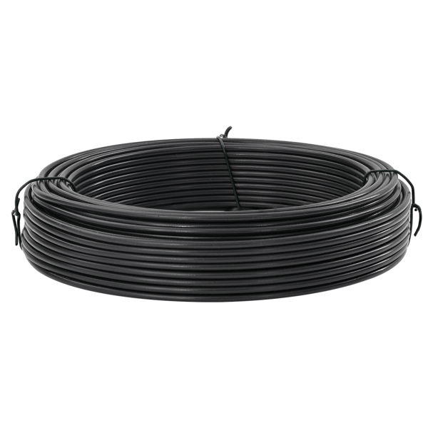 Stängsel binds tråd Antracit 33 m PVC
