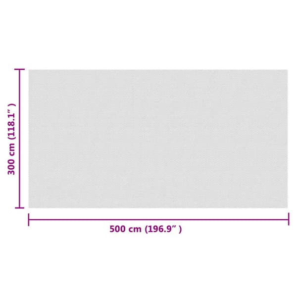 Insektsnät Vit 3 x 5 m polyeten