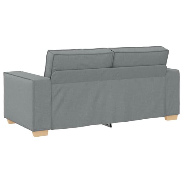 2-sitssoffa ljusgrå 180x78x84 cm tyg