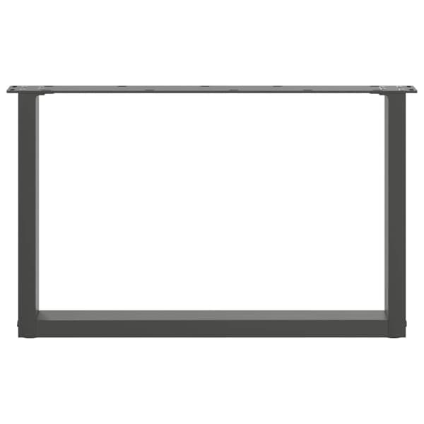 Soffbordsben U-formade 2 st antracit 60x(42-43) cm stål