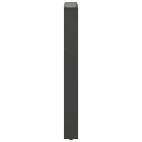Matbordsben antracit 2 st 60x(72-73) cm stål