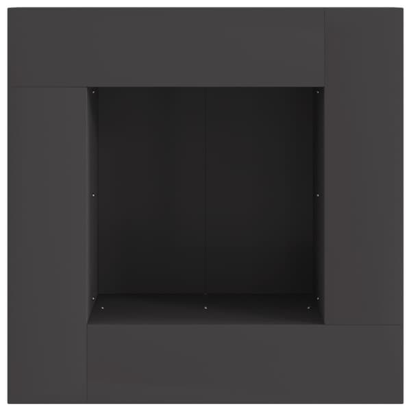 Eldstad Svart 60 x 60 x 30 cm Stål