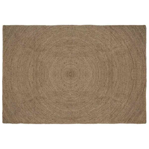 Områdesmattor Rektangulär Grå 240 x 340 cm Jute