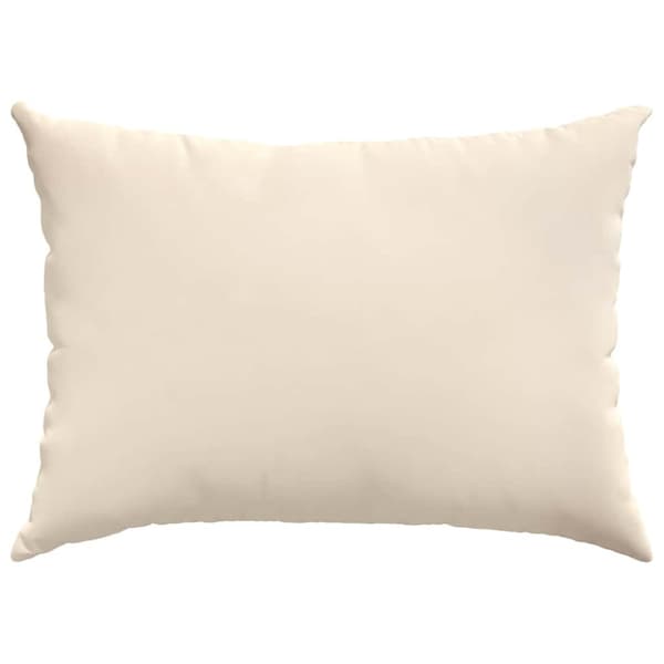Sofakuddar 2 pcs Beige 70 x 50 cm tyg