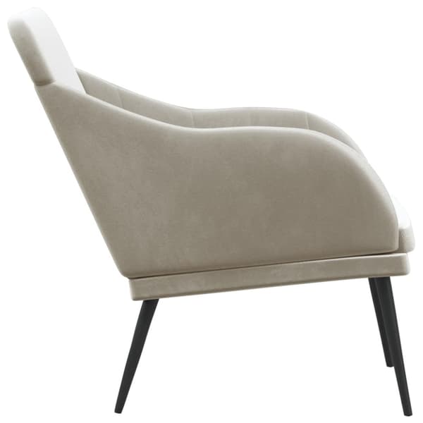 Bänk ljusgrå 110x76x80 cm sammet