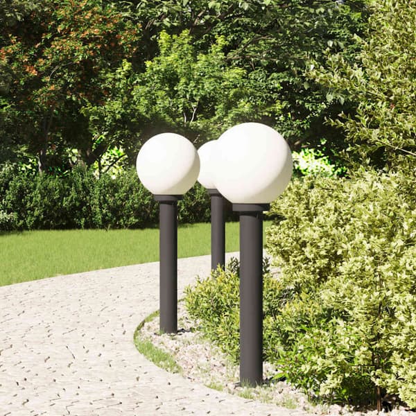Pollare 3 st 80 cm svart IP44