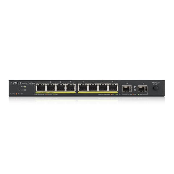 Zyxel GS1100-10HP - switch - 10 portar - ohanterad