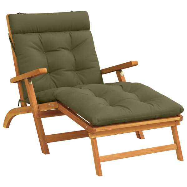 Solstol Kudde VIANEN 100% Polyester Olivgrön 200 x 90 x 8 cm